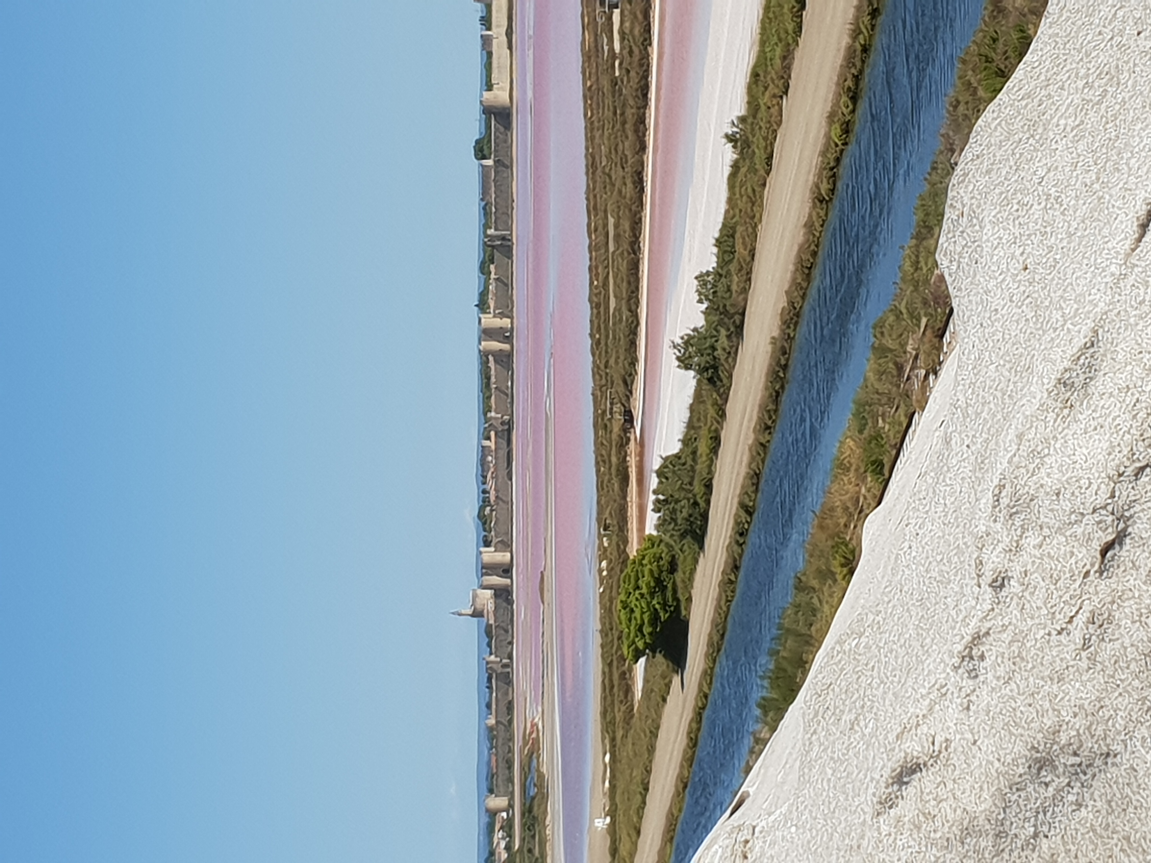 La ville d'Aigues-Mortes, en Camargue, en France